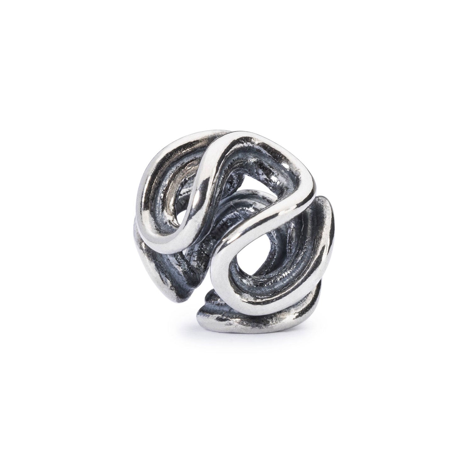 Path of Life sterling silver bead
