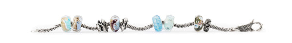 dolphins delight beads on bracelet chain 